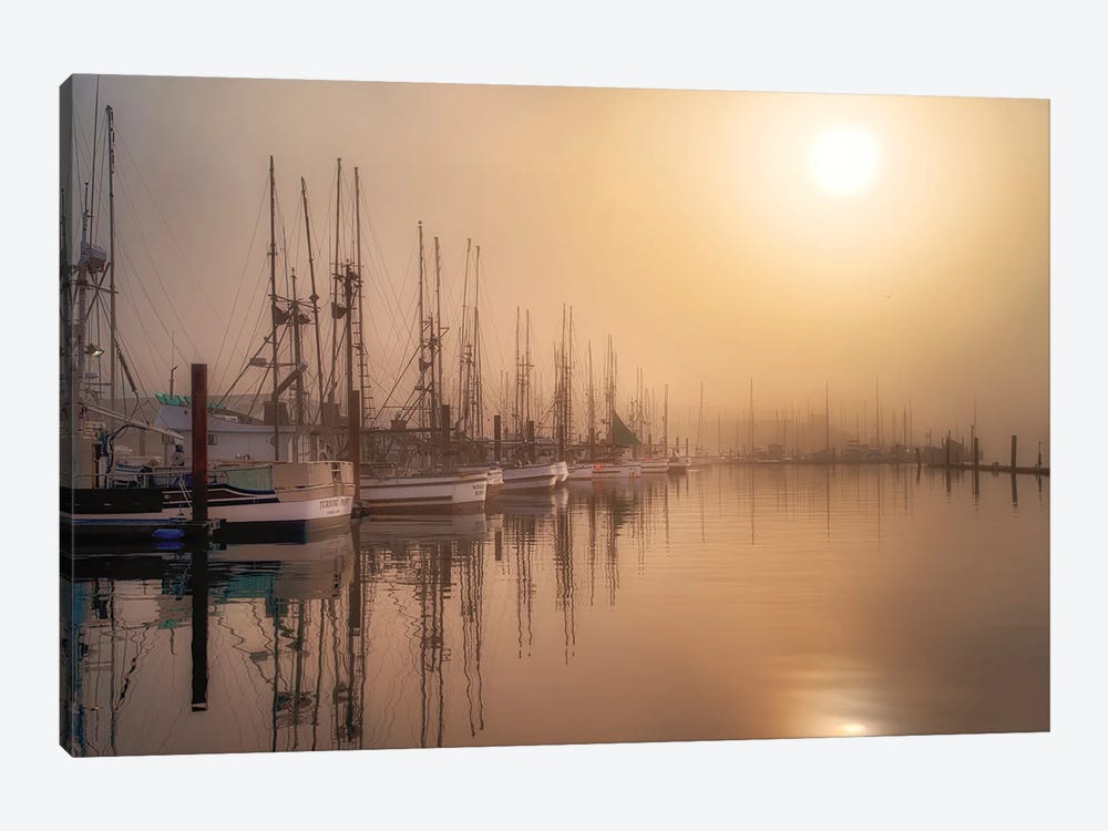 Harbor Sunrise by Dennis Frates 1-piece Art Print