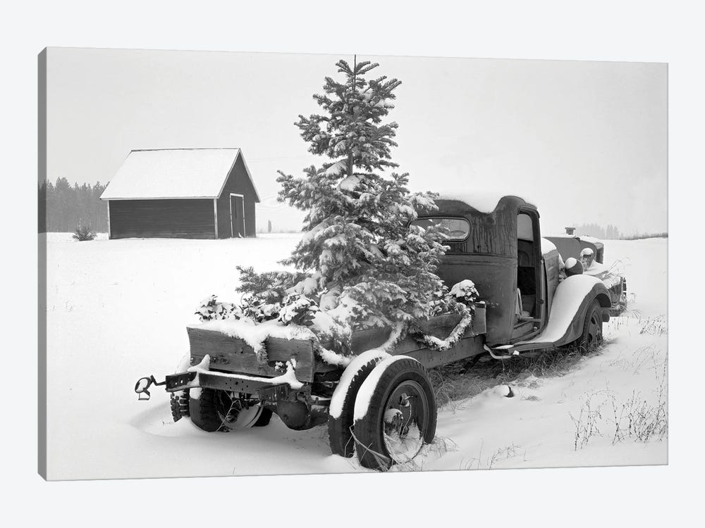 Christmas Tree Truck by Dennis Frates 1-piece Art Print