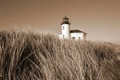 Grassy Lighthouse by Dennis Frates canvas print