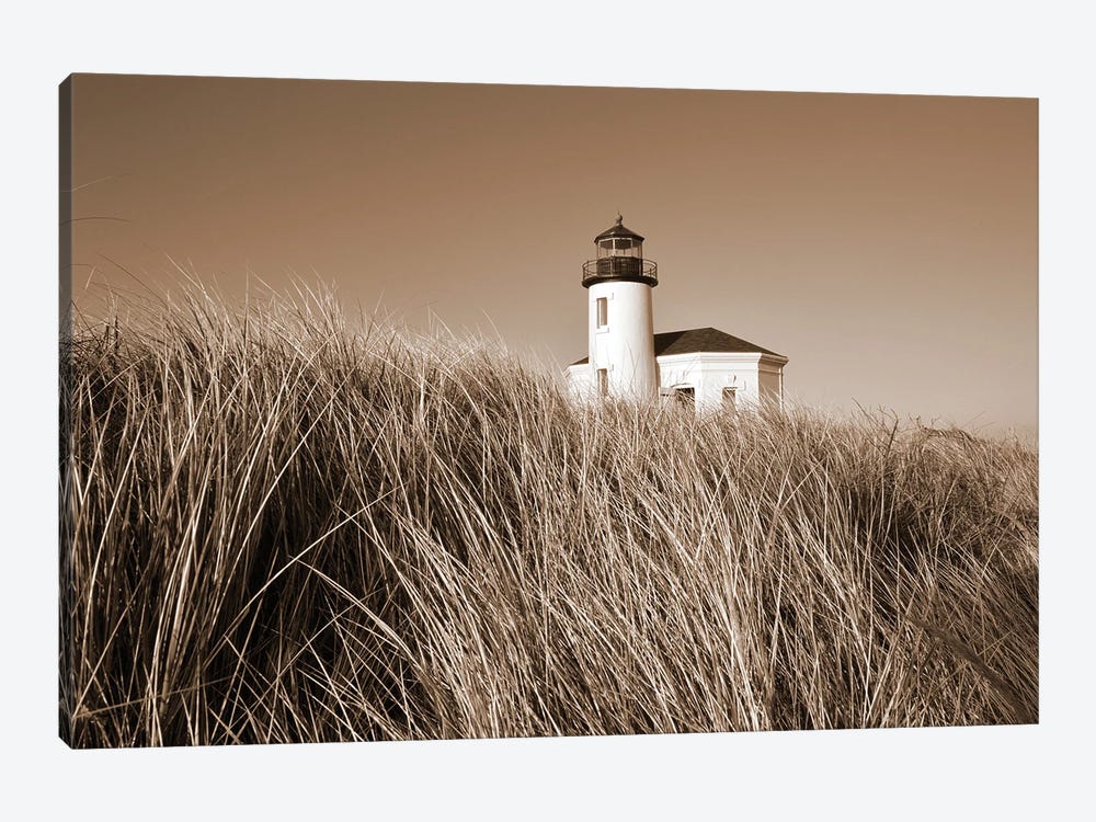 Grassy Lighthouse by Dennis Frates 1-piece Canvas Art