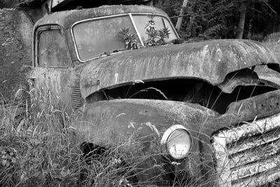 Old Truck by Dennis Frates canvas print