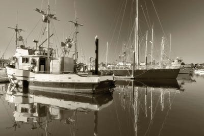 Fishing Boats by Dennis Frates canvas print