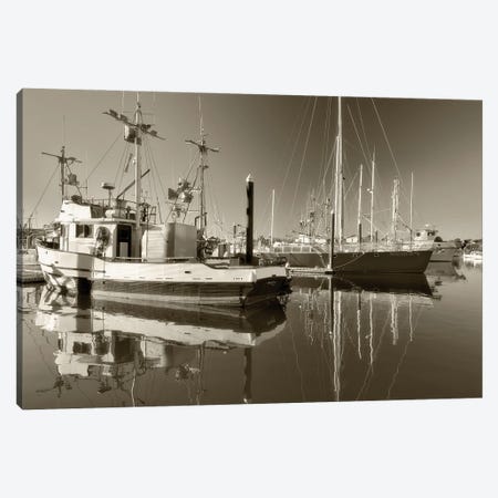 Fishing Boats Canvas Print #DEN1188} by Dennis Frates Canvas Artwork