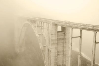 Foggy Bridge by Dennis Frates canvas print