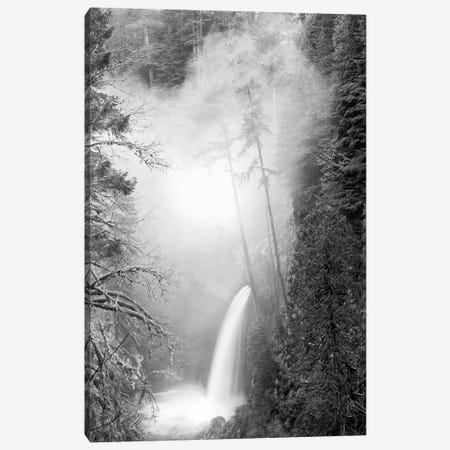 Foggy Waterfalls Canvas Print #DEN1199} by Dennis Frates Canvas Print