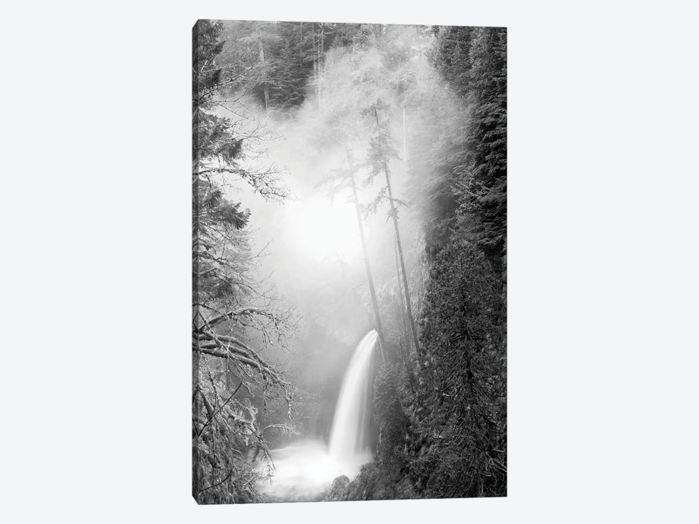 Foggy Waterfalls by Dennis Frates 1-piece Canvas Wall Art
