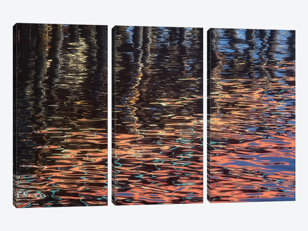 Abstract Reflection by Dennis Frates 3-piece Canvas Art