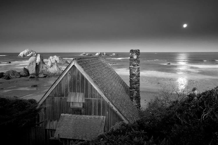 Cabin And Moon