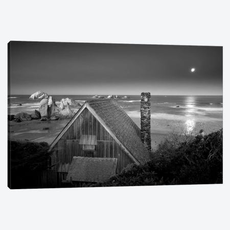 Cabin And Moon Canvas Print #DEN1200} by Dennis Frates Canvas Print