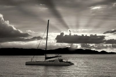 Boat Sunrise by Dennis Frates canvas print