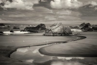 Calm River To The Ocean by Dennis Frates canvas print