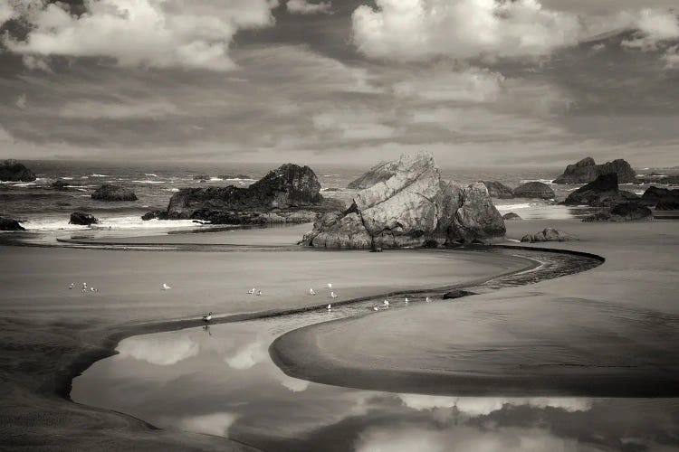 Calm River To The Ocean by Dennis Frates wall art
