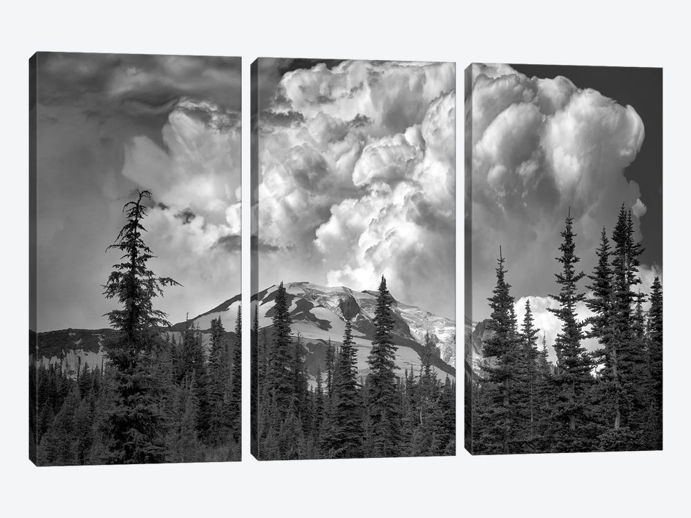 Billowy Clouds by Dennis Frates 3-piece Canvas Print