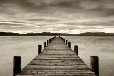 Tropical Pier II by Dennis Frates canvas print