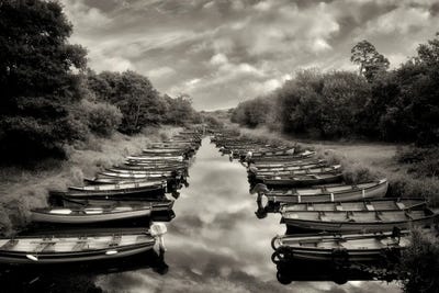 Many Boats by Dennis Frates multi panel art