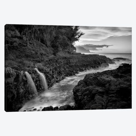 Tropical Waterfall III Canvas Print #DEN1292} by Dennis Frates Canvas Wall Art