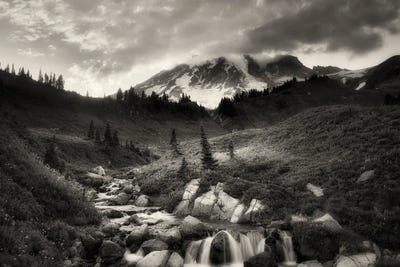 Edith Creek And Mt. Rainier by Dennis Frates art print