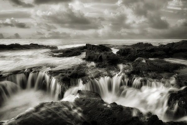Waterfalls: Lava Tube Seascape by Dennis Frates
