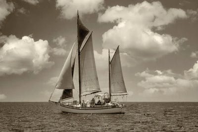 Good Weather Sailing by Dennis Frates canvas print