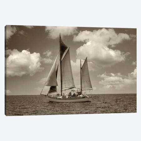 Good Weather Sailing Canvas Print #DEN1336} by Dennis Frates Canvas Wall Art