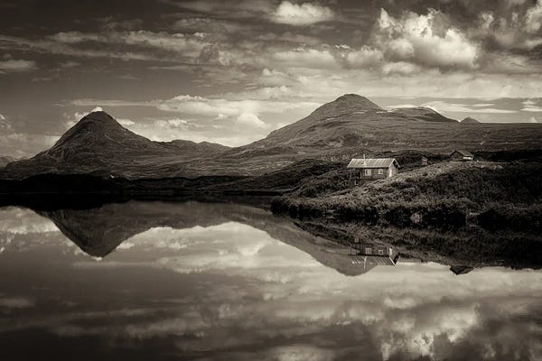 Cabins: Alaska Cabin by Dennis Frates