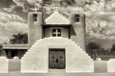 Southwest Church VIII by Dennis Frates multi panel art