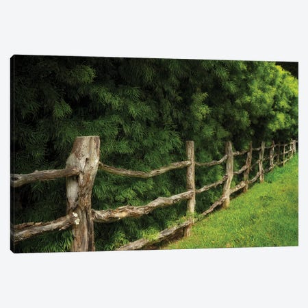 Sand Made Fence Canvas Print #DEN1376} by Dennis Frates Canvas Wall Art
