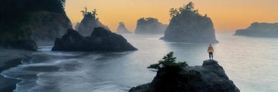 Keeping The Light Pano by Dennis Frates multi panel art