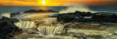 Sink Hole Pano by Dennis Frates canvas print