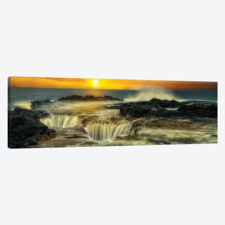 Sink Hole Pano Canvas Print #DEN1403} by Dennis Frates Canvas Print