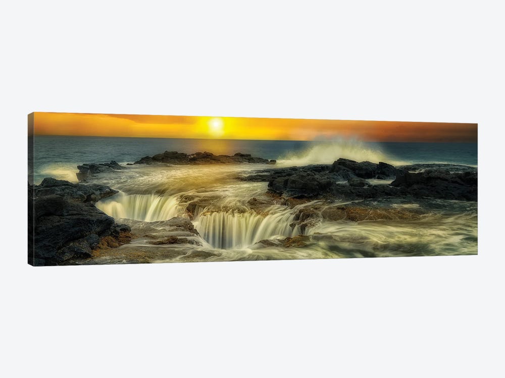 Sink Hole Pano by Dennis Frates 1-piece Canvas Print