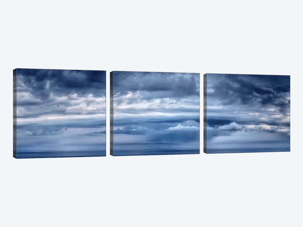 Tropical Horizon by Dennis Frates 3-piece Canvas Wall Art