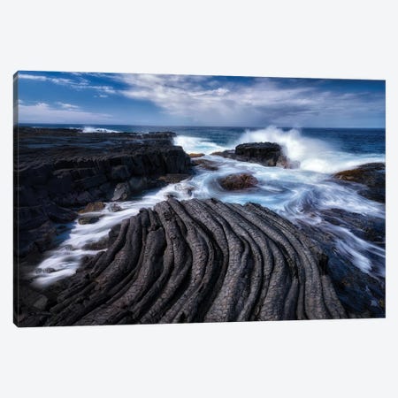 Lava To The Sea III Canvas Print #DEN1410} by Dennis Frates Canvas Artwork