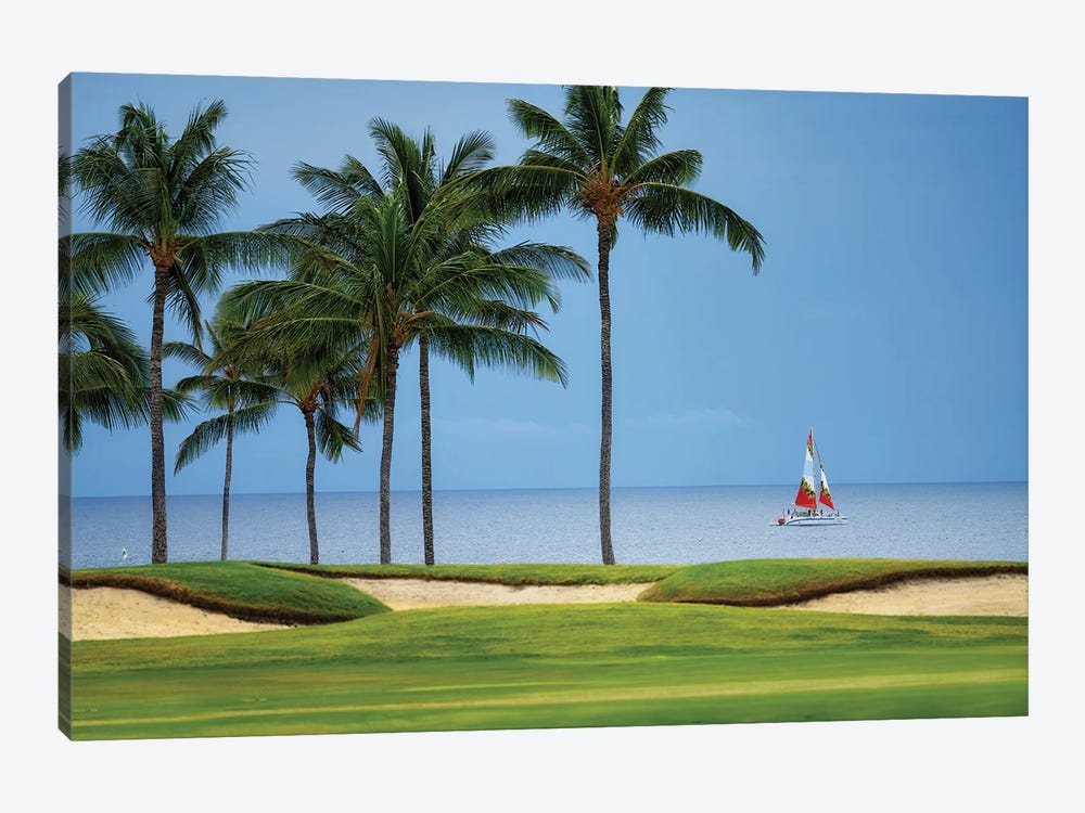 Golf Sail IV by Dennis Frates 1-piece Canvas Artwork
