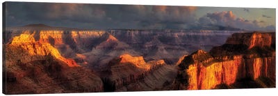 Grand Canyon Panoramic Canvas Art Print - Grand Canyon National Park