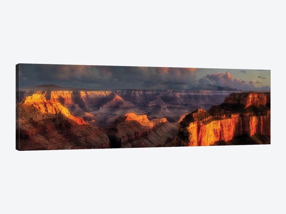 Grand Canyon Panoramic by Dennis Frates 1-piece Canvas Wall Art