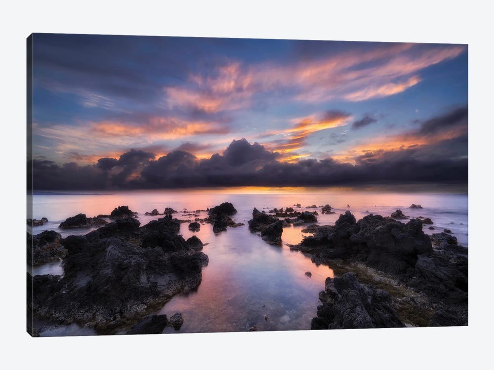 Lava Sunset by Dennis Frates 1-piece Canvas Wall Art