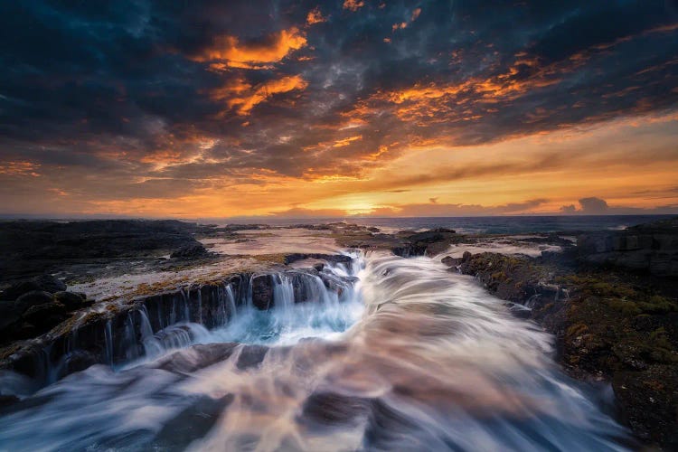 Sunset Ocean IV by Dennis Frates wall art