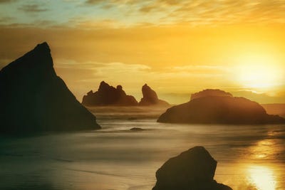 Rocky Sunset II by Dennis Frates canvas print