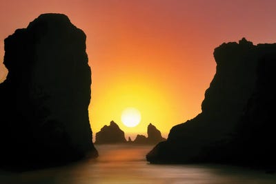 Rocky Sunset III by Dennis Frates canvas print