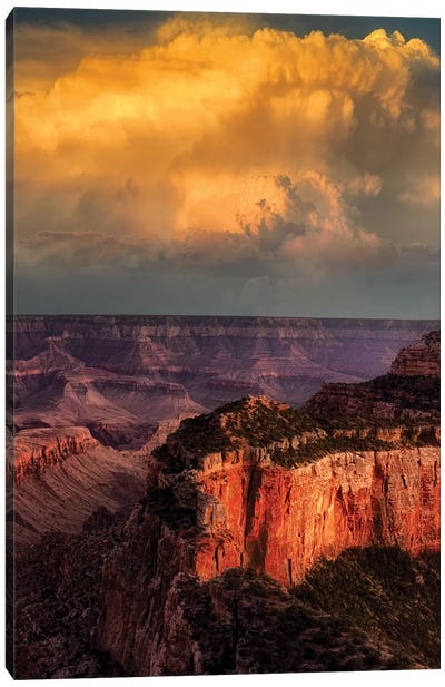 Grand Canyon Sunset II Canvas Art Print - Grand Canyon National Park Art