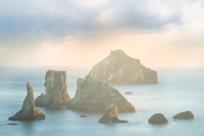Misty Coastline by Dennis Frates canvas print