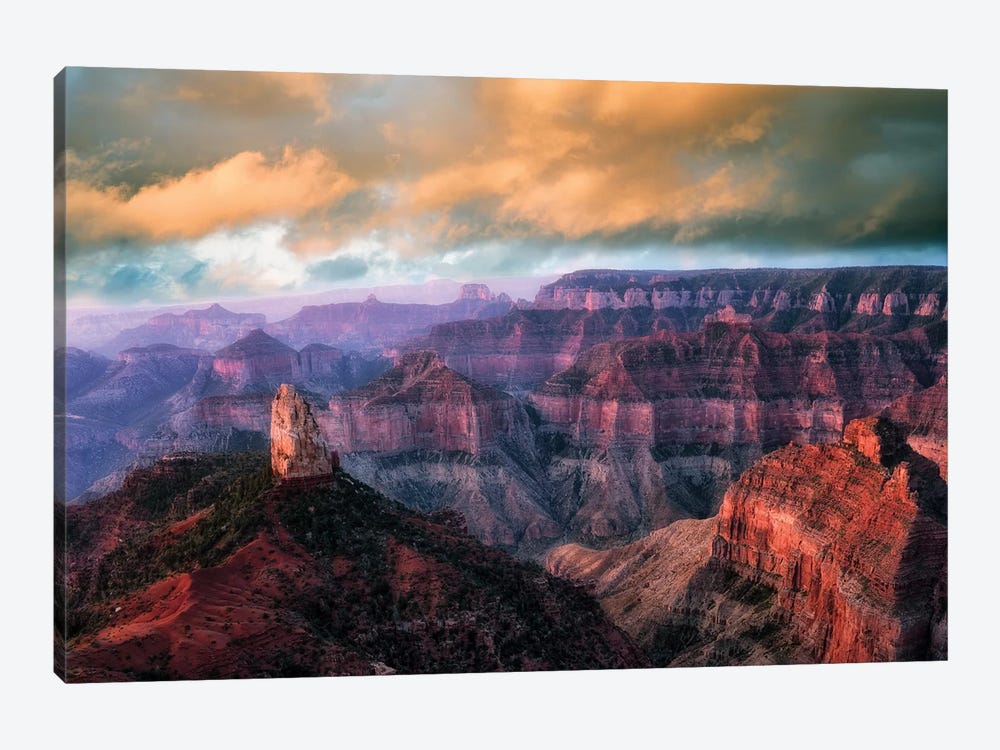 Grand Canyon Sunset IV by Dennis Frates 1-piece Canvas Art Print