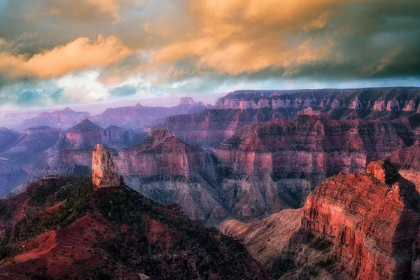 Arizona: Grand Canyon Sunset IV by Dennis Frates
