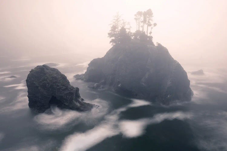 Foggy Seastacks II