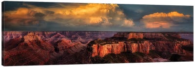 Grand Canyon Sunset V Canvas Art Print - Grand Canyon National Park