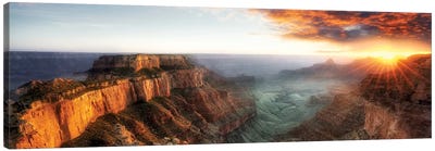 Grand Canyon Sunset VI Canvas Art Print - Dennis Frates