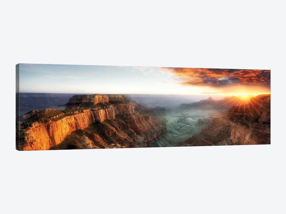 Grand Canyon Sunset VI by Dennis Frates 1-piece Canvas Art Print