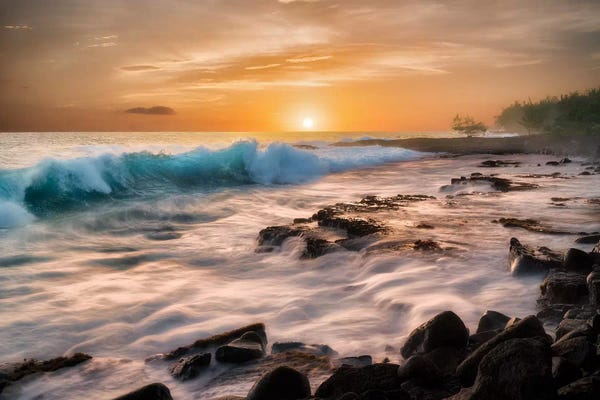 Hawaii: Hawaii Sunset by Dennis Frates