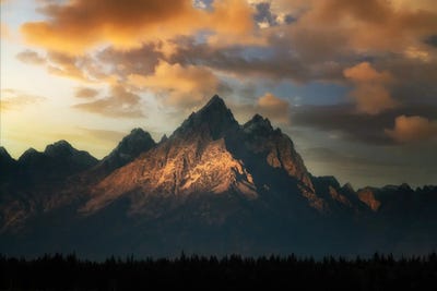 Teton Sunrise III by Dennis Frates multi panel art